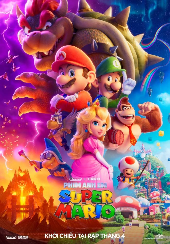 Phim Mario Chiếu Rạp: Cuộc Phiêu Lưu Kỳ Thú Vào Thế Giới Nấm Quốc - Hành Trình Đầy Màu Sắc Của Anh Em Mario Và Luigi